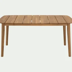 Table de repas jardin en acacia - bois clair (6 places)