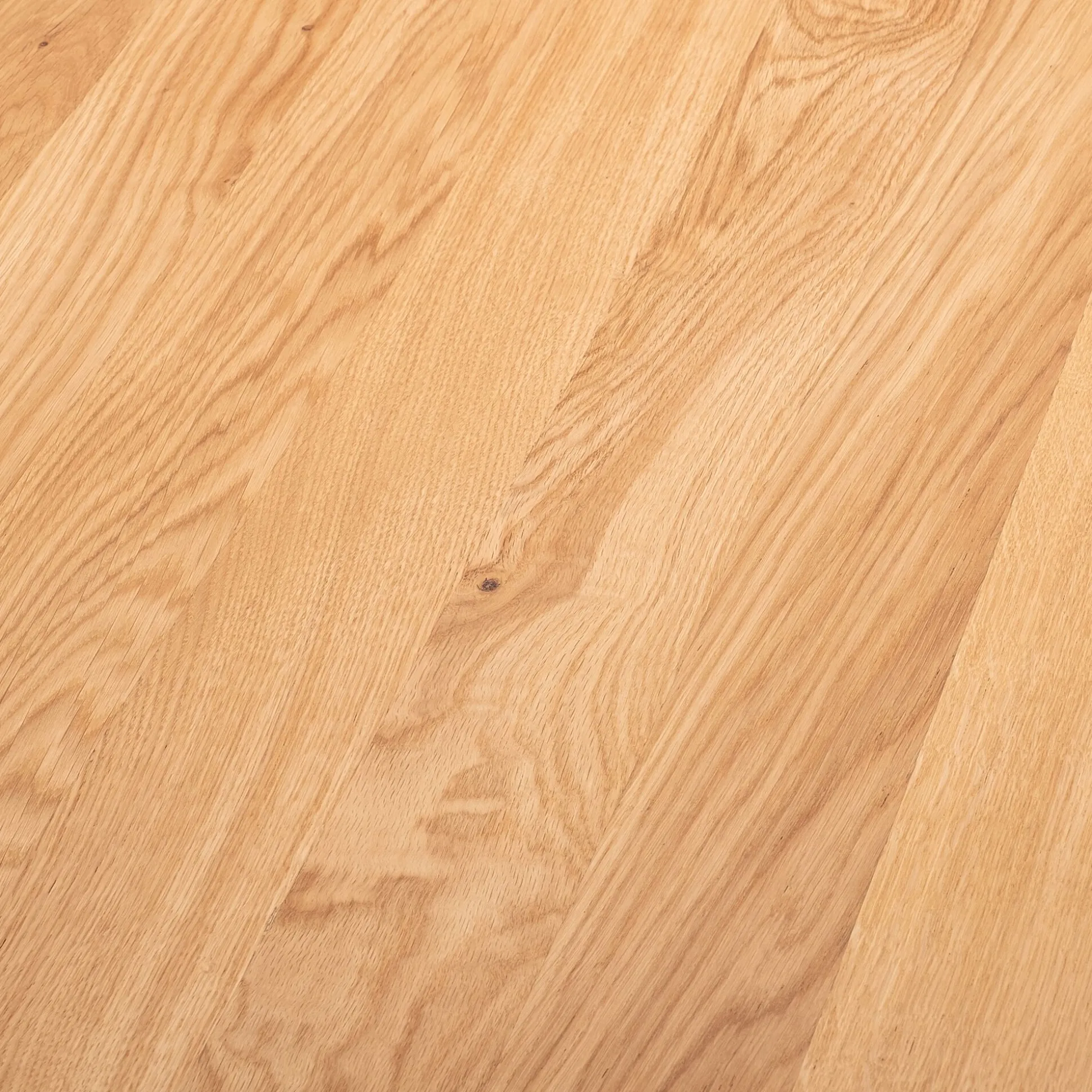 Table de repas piètement graphique en chêne - bois clair (8 places)