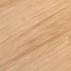 Table de repas rectangulaire en bois de chêne - bois clair (6 places)