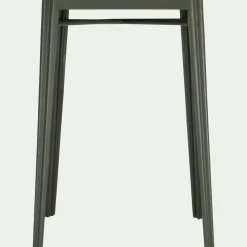 Table haute de jardin en acier - vert cèdre (2 places)