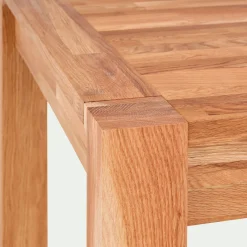 Table haute en chêne blanc - bois clair (4 places)