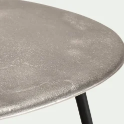 Tables gigognes en fonte d'aluminium - Doré