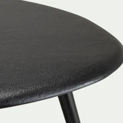 Tables gigognes en fonte d'aluminium - noir