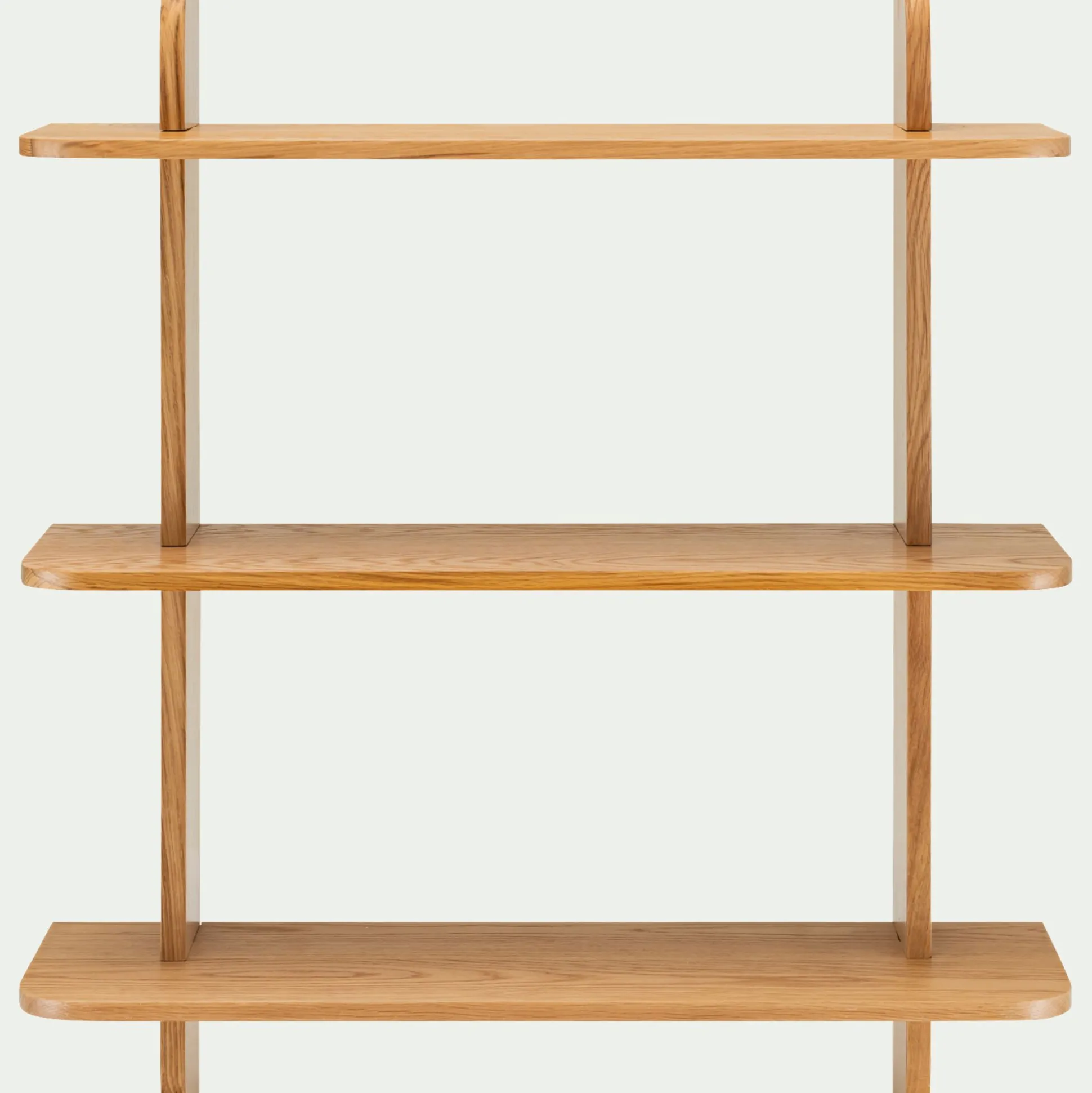 Étagère murale 3 tablettes en chêne L80cm - bois clair