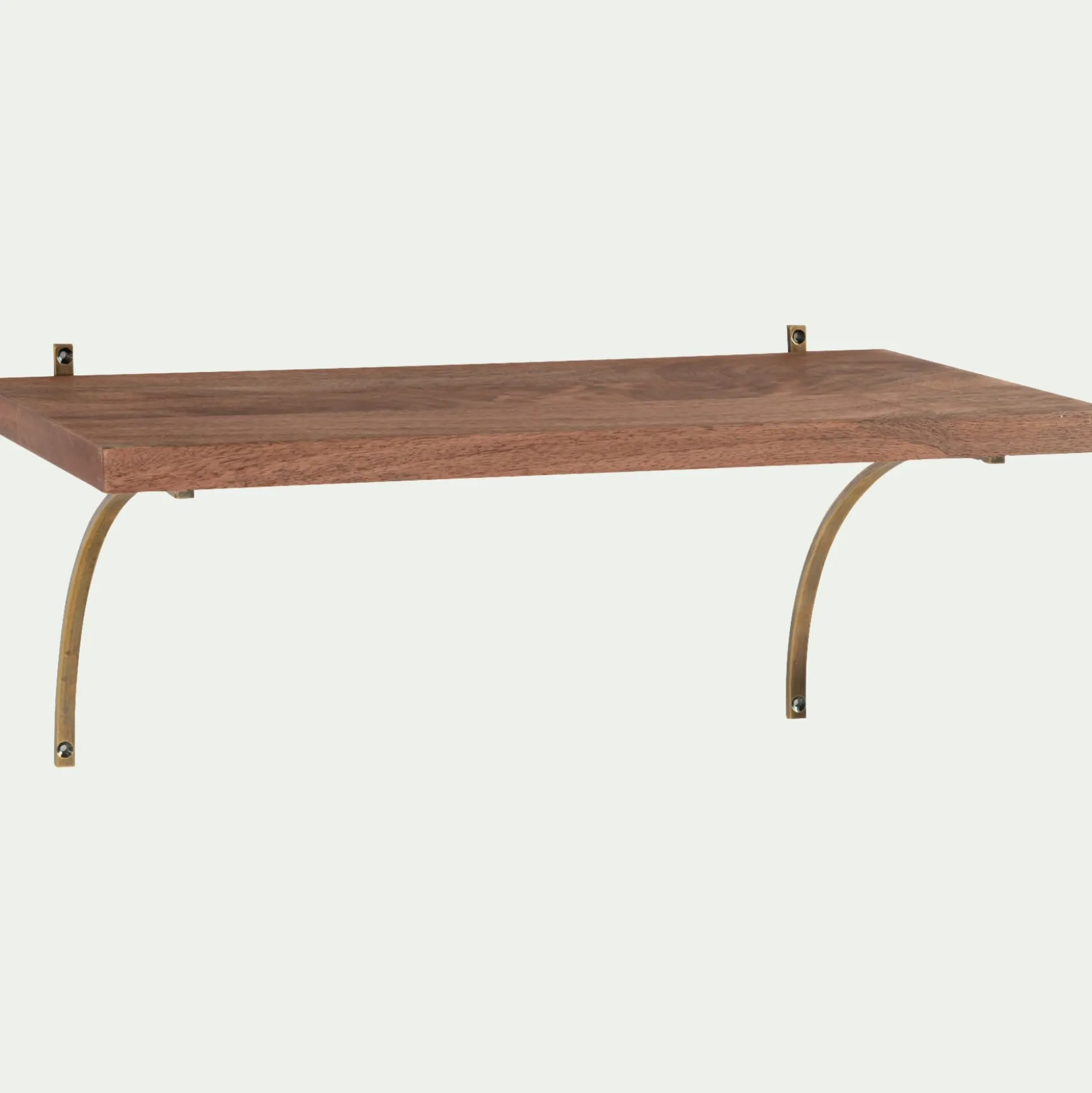 Étagère murale décorative en bois de manguier L60cm - naturel
