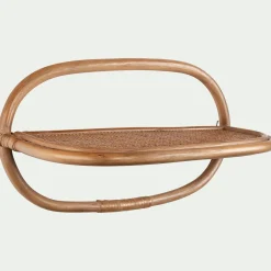 Étagère murale décorative en rotin - naturel L40xH23cm