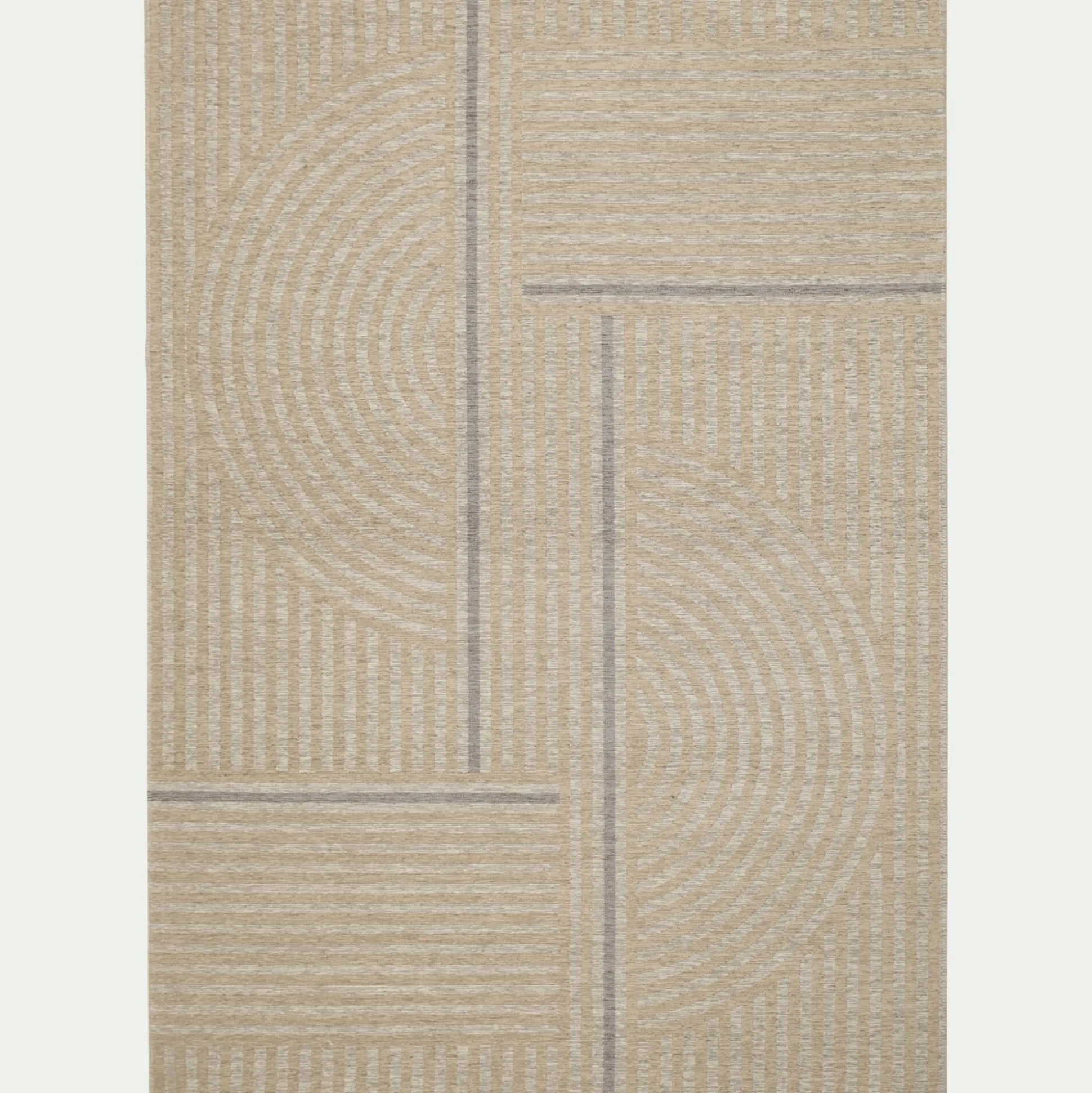 Tapis à motif contemporain 200x290cm - beige