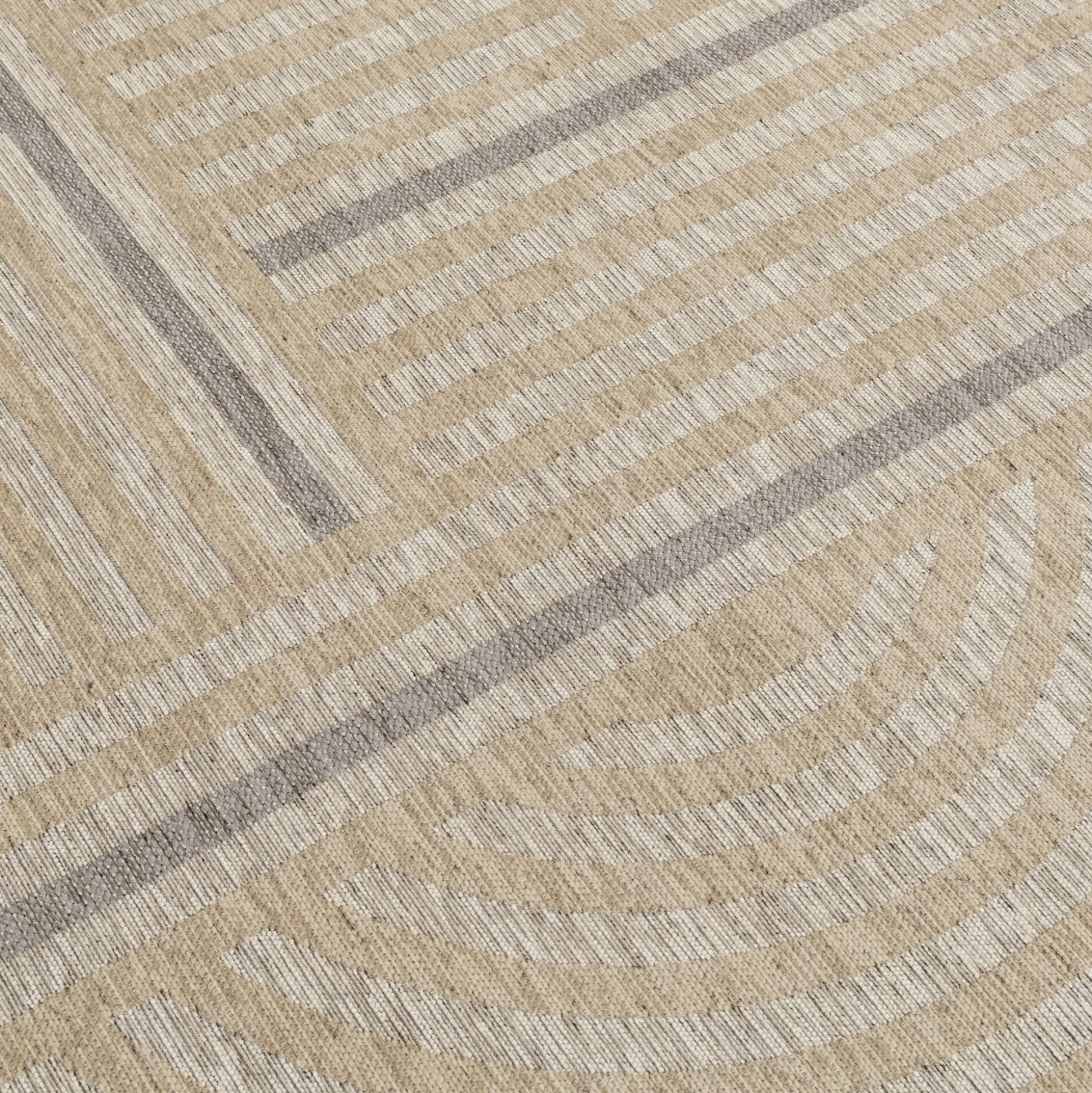 Tapis à motif contemporain 200x290cm - beige
