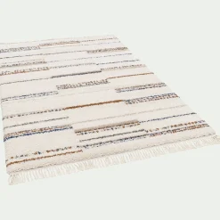 Tapis à motif strié 120x170cm - beige