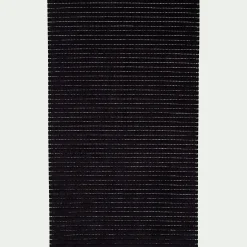 Tapis de bain en coton - noir 50x80cm