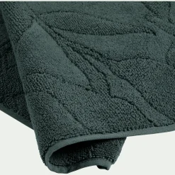 Tapis de bain en coton - vert cèdre 50x80cm