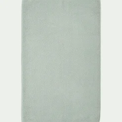 Tapis de bain en coton bio 50x80cm - vert olivier