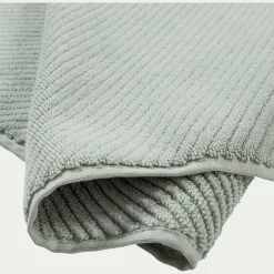 Tapis de bain en coton bio 50x80cm - vert olivier