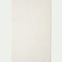 Tapis de bain en coton bio - blanc ventoux 50x80cm