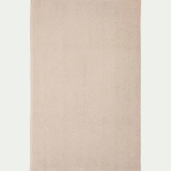 Tapis de bain en coton bio - beige alpilles 50x80cm