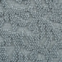 Tapis de bain en coton jacquard 50x80cm - bleu calaluna