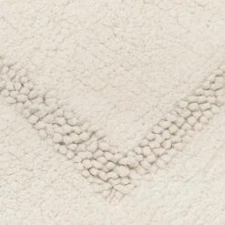 Tapis de bain en coton 50x80cm - blanc ventoux