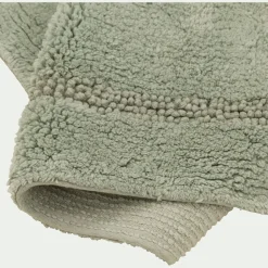 Tapis de bain en coton 50x80cm - vert olivier