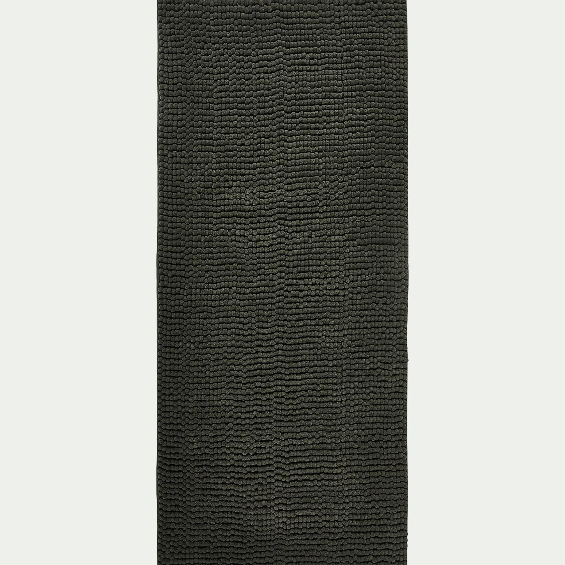 Tapis de bain rectangulaire antidérapant 50x120cm - vert cèdre