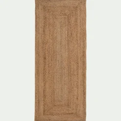 Tapis de couloir en jute - naturel 80x200cm