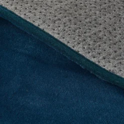 Tapis forme étoile bleu