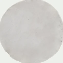 Tapis imitation fourrure - gris D120cm