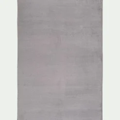 Tapis imitation fourrure - gris restanque 150x200cm
