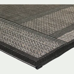 Tapis intérieur et extérieur - gris foncé 160x230cm