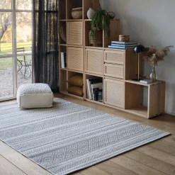 Tapis intérieur et extérieur à motifs - marron 120x170cm