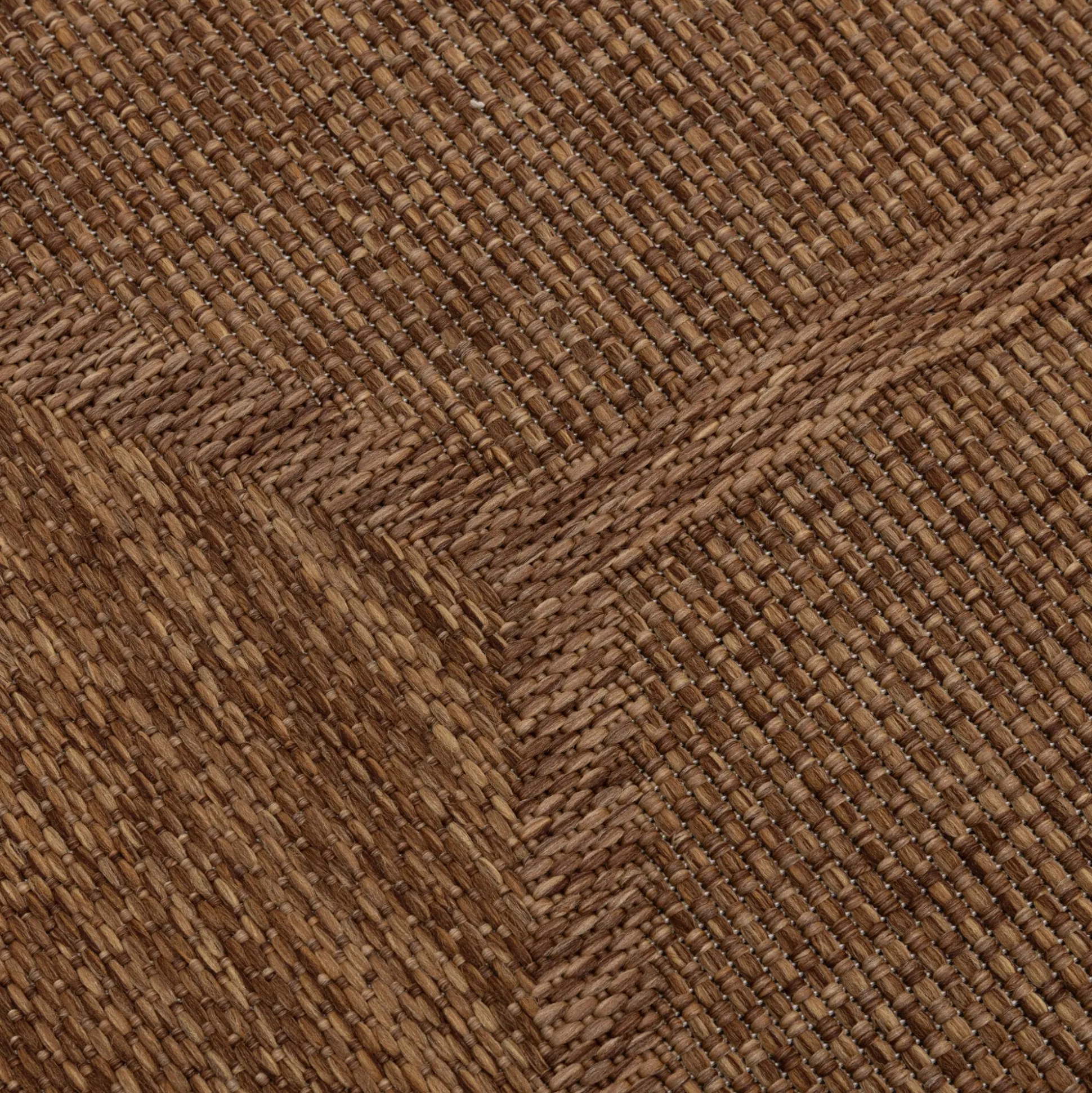 Tapis intérieur et extérieur 120x170cm - marron