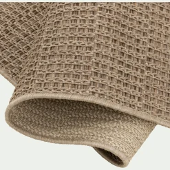 Tapis intérieur et extérieur aspect sisal - naturel 200x67cm