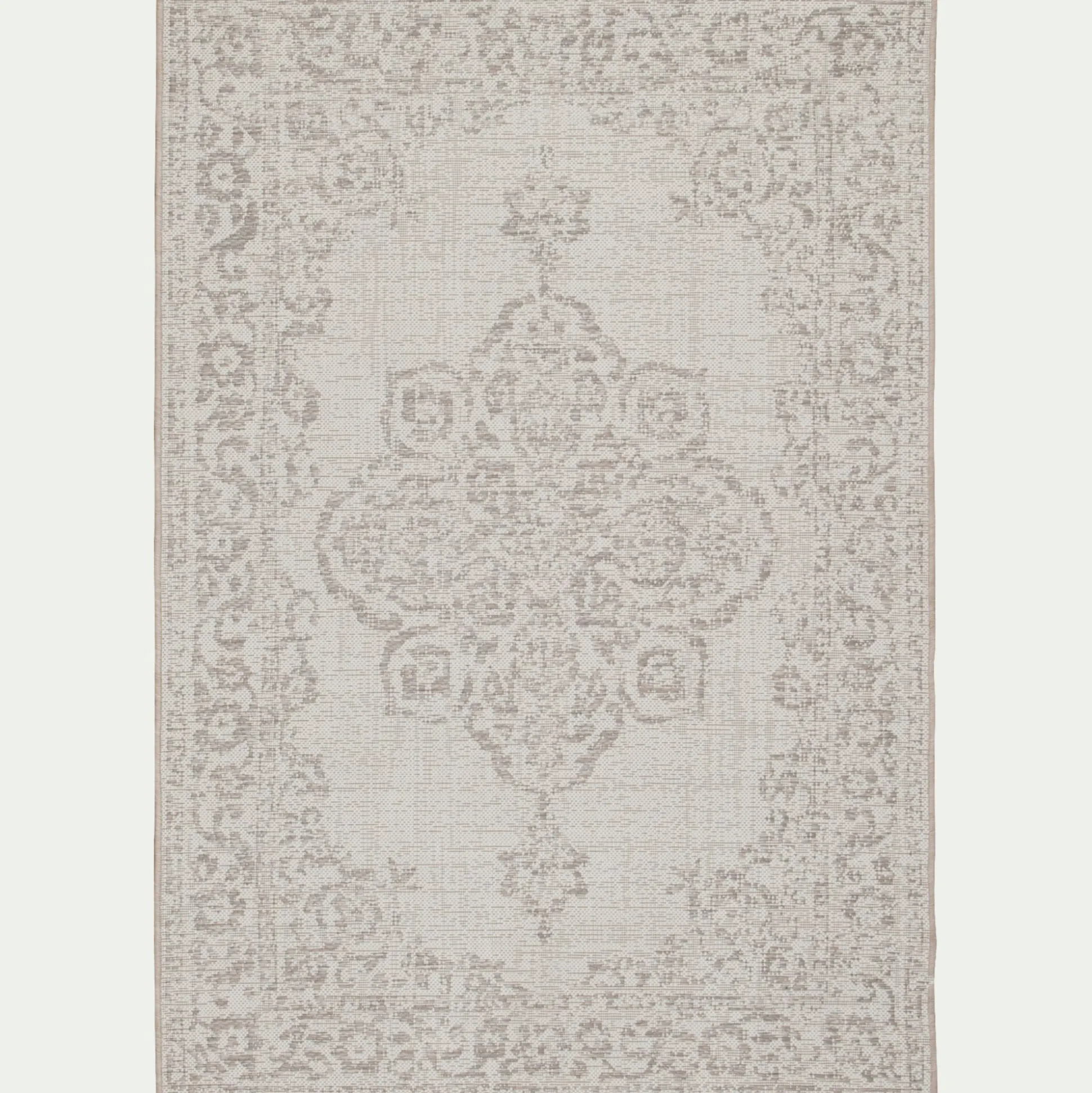 Tapis persan intérieur et extérieur - écru 120x170cm