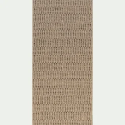 Tapis pour intérieur et extérieur - beige 140x67cm