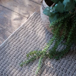 Tapis pour intérieur et extérieur - beige 140x67cm