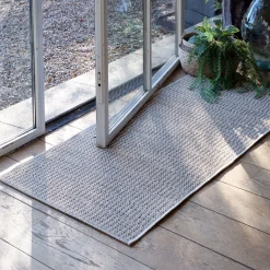 Tapis pour intérieur et extérieur - beige 140x67cm