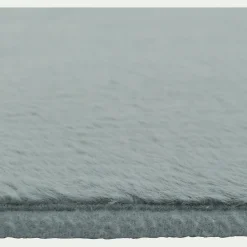 Tapis rond imitation fourrure - bleu calaluna D70cm