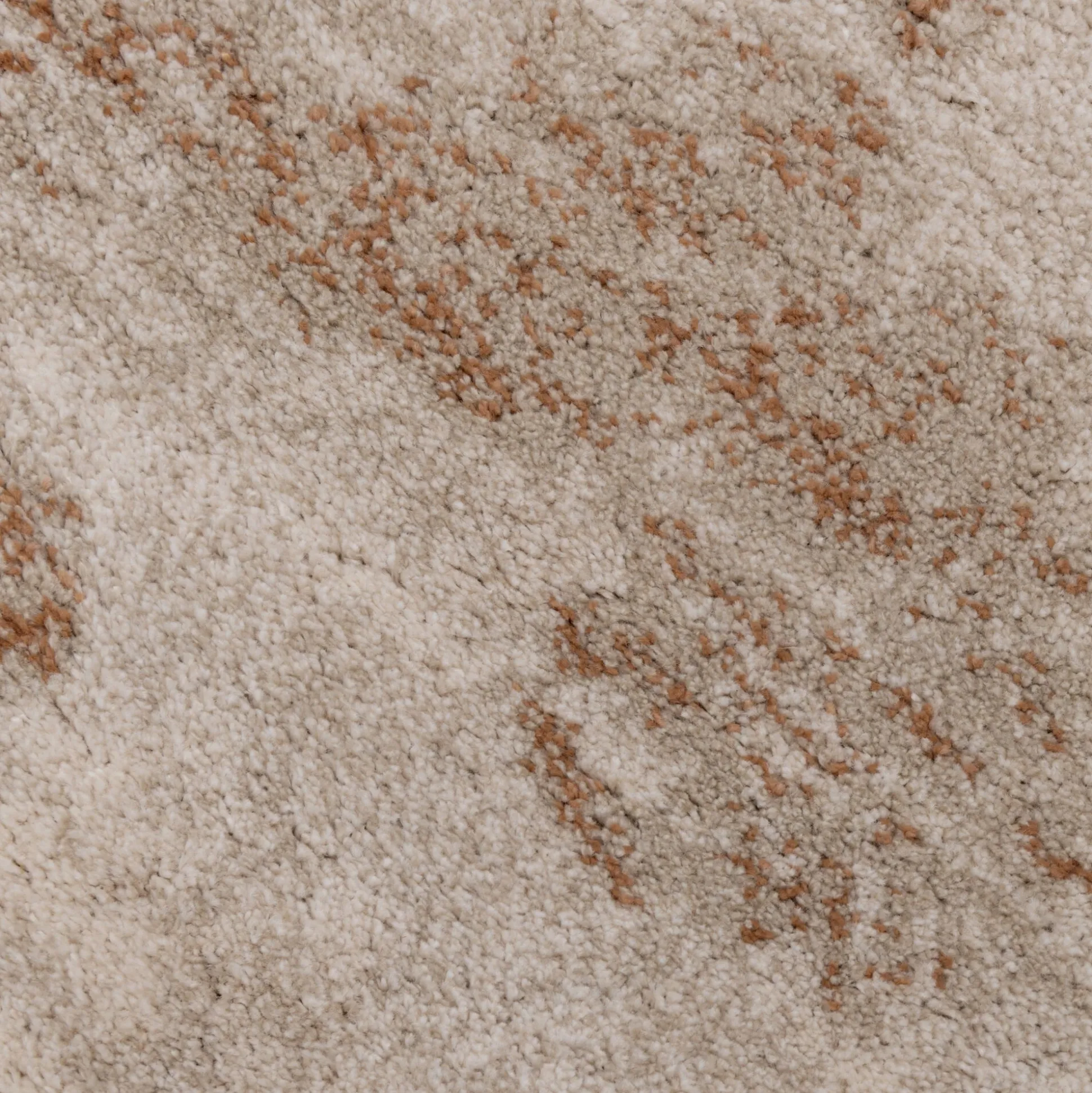 Tapis shaggy à motifs 120x170cm - beige