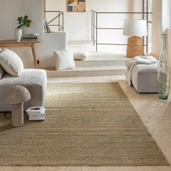 Tapis synthétique effet chiné 200x290cm - naturel