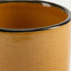 Tasse à espresso en grès D6cm - jaune