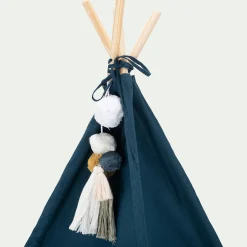 Tipi pour enfant - bleu figuerolles