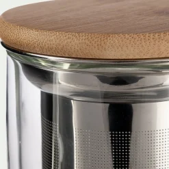 Tisanière double paroi en verre 35cl - transparent