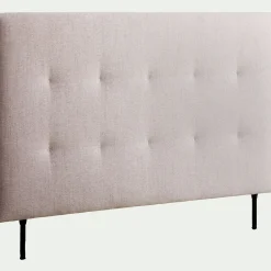 Tête de lit capitonnée en tissu L162cm - beige