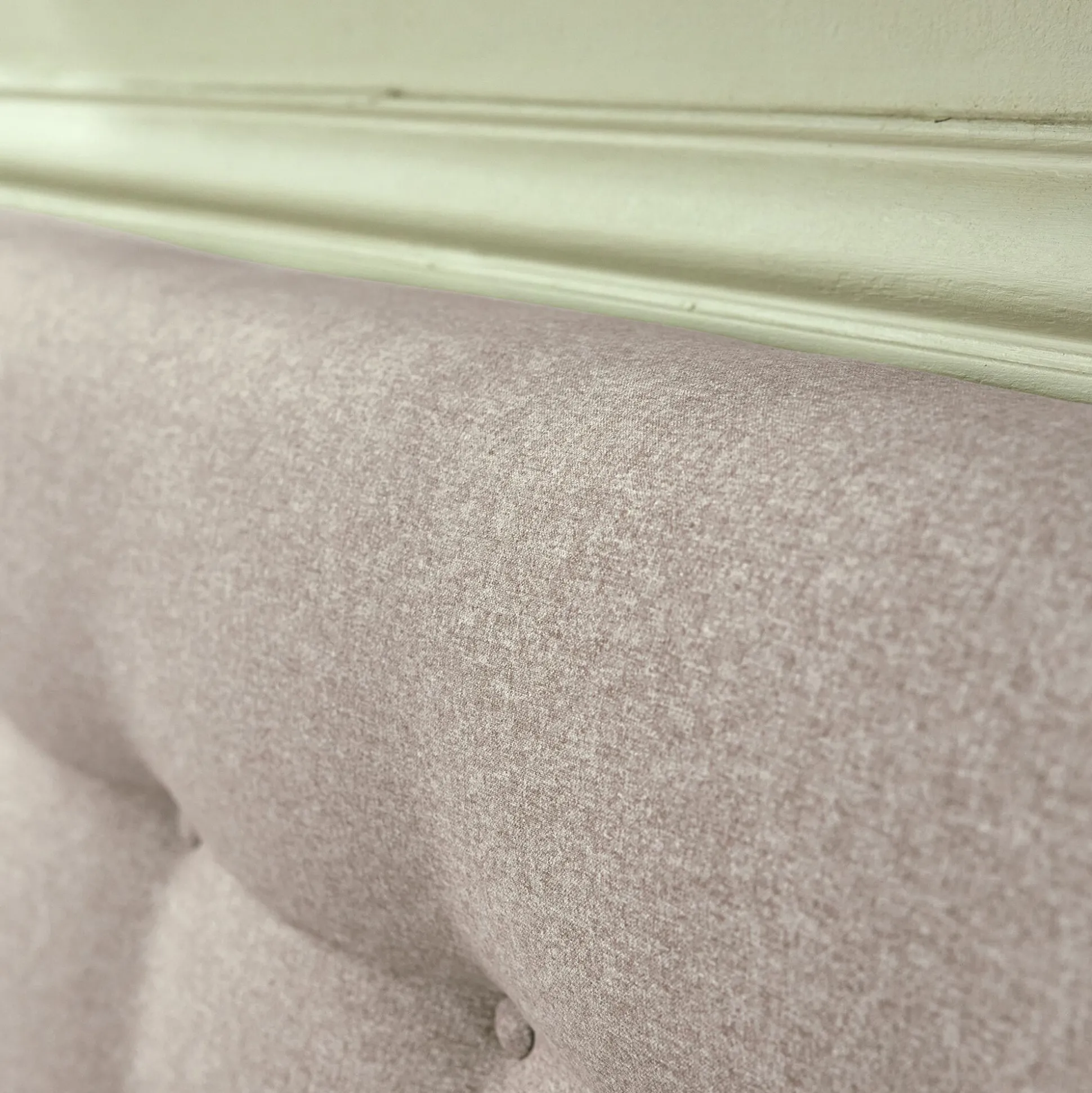 Tête de lit capitonnée en tissu L160cm - beige