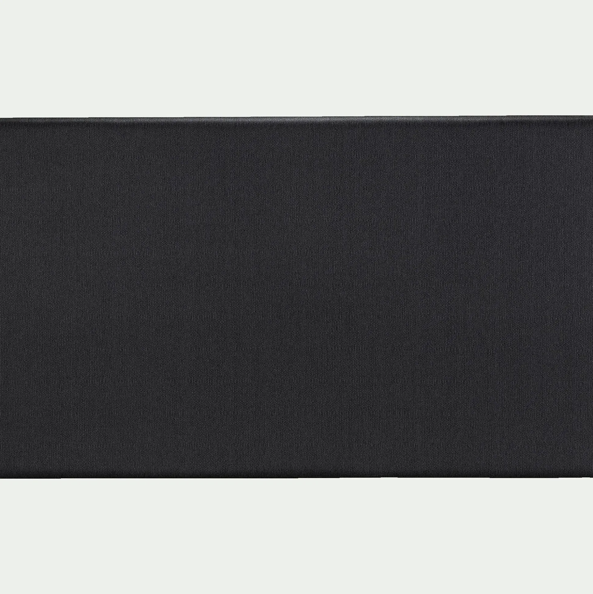 Tête de lit droite en tissu - gris anthracite L190cm