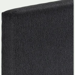 Tête de lit droite en tissu - gris anthracite L190cm