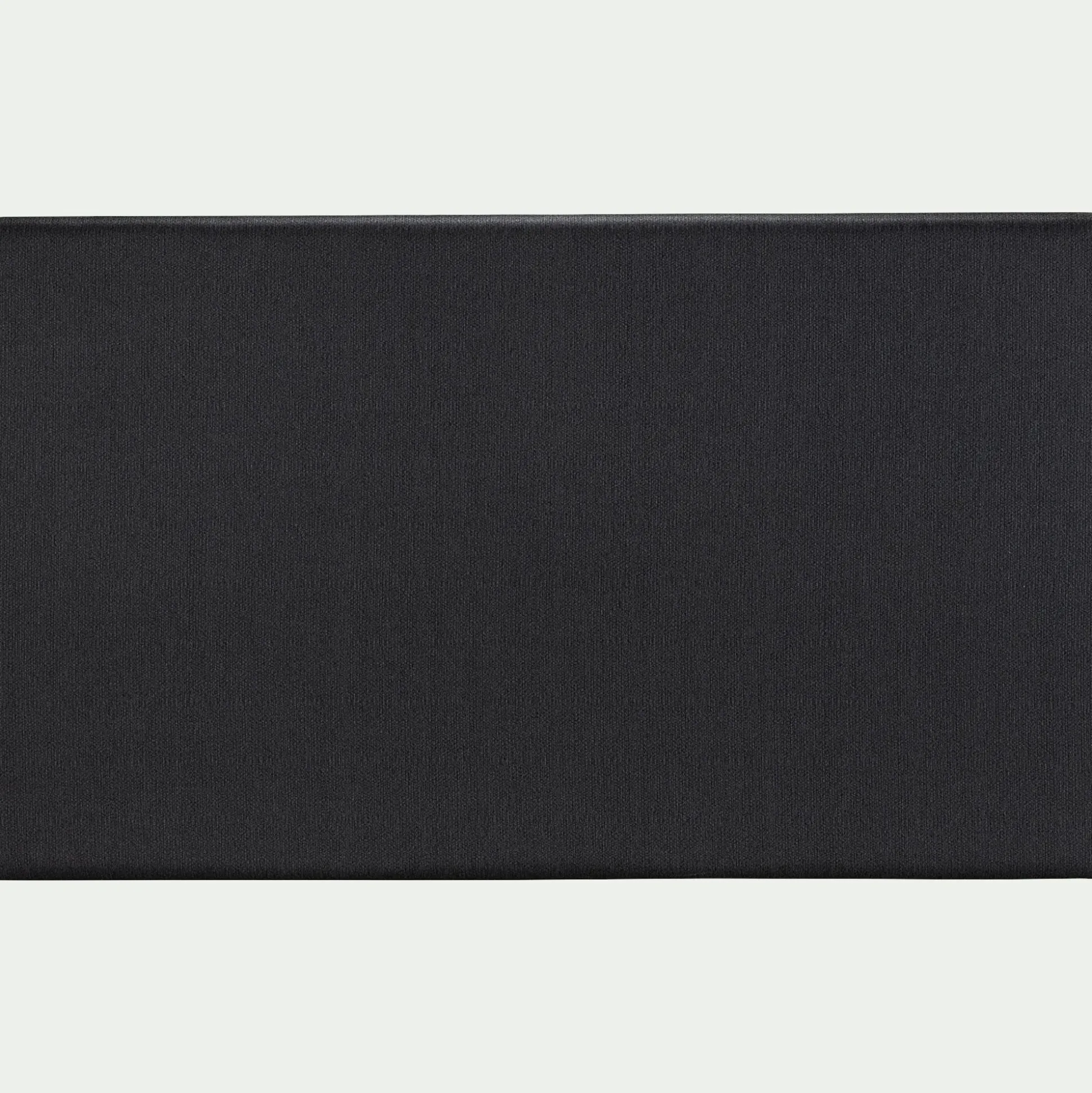 Tête de lit droite en tissu - gris anthracite L190cm