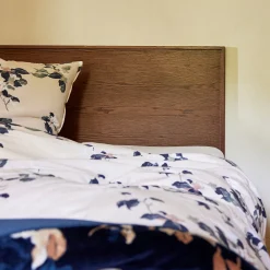 Tête de lit en chêne massif L168cm - bois foncé