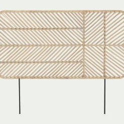 Tête de lit en rotin et acier - L150cm
