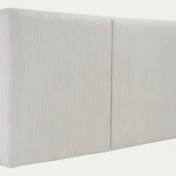 Tête de lit en velours côtelé 190cm - beige