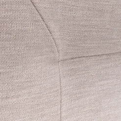 Tête de lit matelassée en tissu 160cm - écru